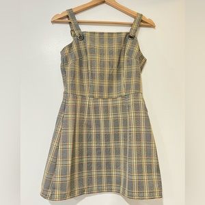 Plaid mini dress NWOT